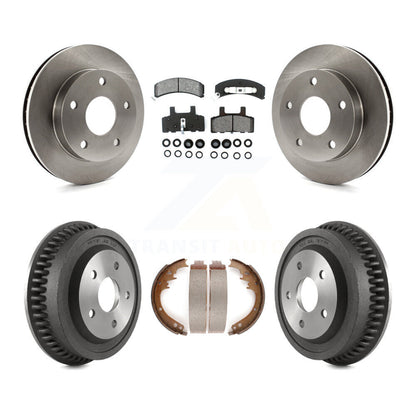 [Avant + Arrière] Kit de Disque et plaquette (semi-métallique) de frein pour 1994-1999 Dodge Ram 1500 4WD K8S-103206