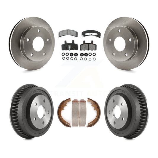 [Avant + Arrière] Kit de Disque et plaquette (semi-métallique) de frein pour 1994-1999 Dodge Ram 1500 4WD K8S-103206