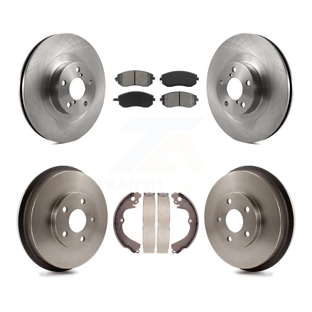 [Avant + Arrière] Kit de Disque et plaquette (semi-métallique) de frein pour Subaru Forester Impreza K8S-103207