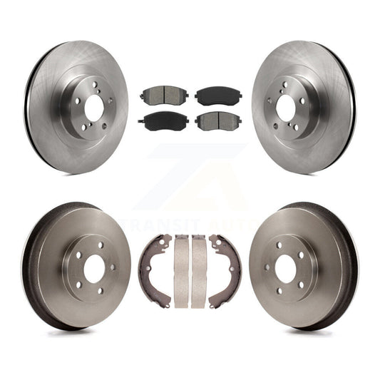 [Avant + Arrière] Kit de Disque et plaquette (semi-métallique) de frein pour Subaru Forester Impreza K8S-103207