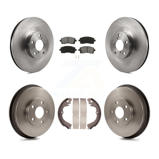 [Avant + Arrière] Kit de Disque et plaquette (semi-métallique) de frein pour Subaru Impreza WRX K8S-103208