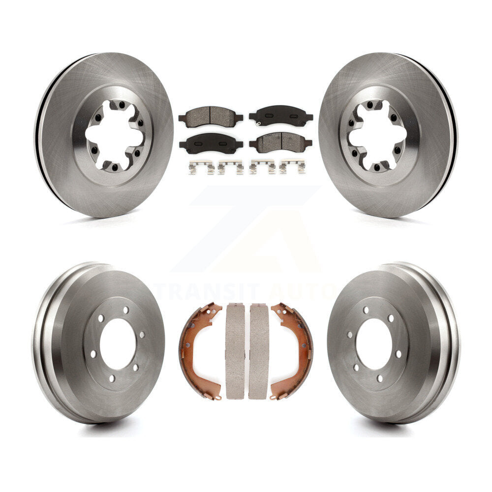 [Avant + Arrière] Kit de Disque et plaquette (semi-métallique) de frein pour Chevrolet Colorado GMC Canyon K8S-103210