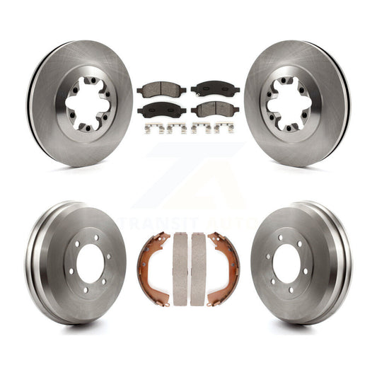 [Avant + Arrière] Kit de Disque et plaquette (semi-métallique) de frein pour Chevrolet Colorado GMC Canyon K8S-103210