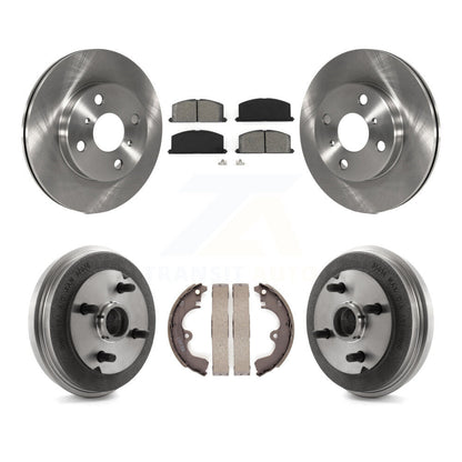 [Avant + Arrière] Kit de Disque et plaquette (semi-métallique) de frein pour Toyota Tercel Paseo K8S-103211