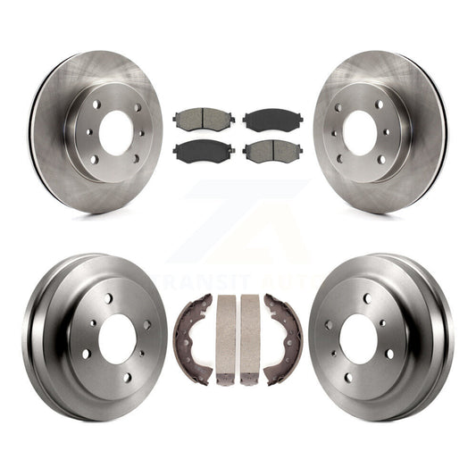 [Avant + Arrière] Kit de Disque et plaquette (semi-métallique) de frein pour 2002-2006 Nissan Sentra 1.8L K8S-103225