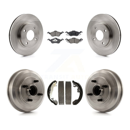 [Avant + Arrière] Kit de Disque et plaquette (semi-métallique) de frein pour Ford Focus Wheel Bearing Includes K8S-103228