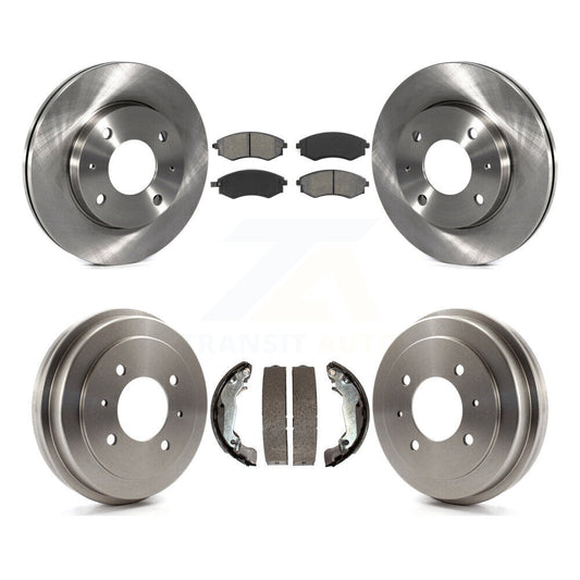 [Avant + Arrière] Kit de Disque et plaquette (semi-métallique) de frein pour Hyundai Elantra rear brakes K8S-103229