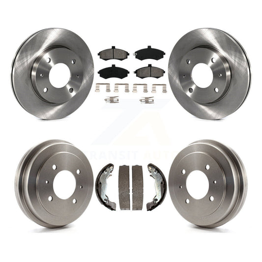 [Avant + Arrière] Kit de Disque et plaquette (semi-métallique) de frein pour Hyundai Elantra rear brakes K8S-103230