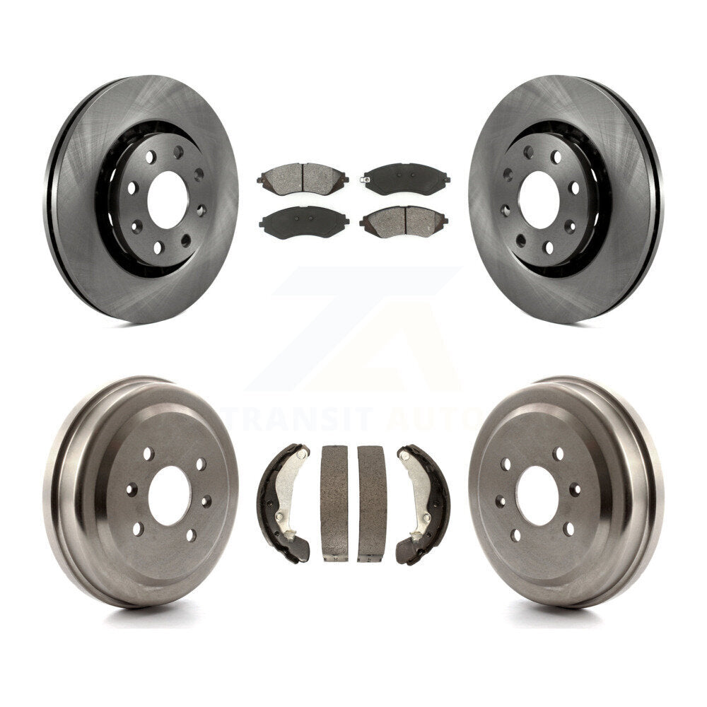 [Avant + Arrière] Kit de Disque et plaquette (semi-métallique) de frein pour Chevrolet Aveo Spark Aveo5 Pontiac G3 Suzuki Wave Wave5 Swift+ K8S-103233