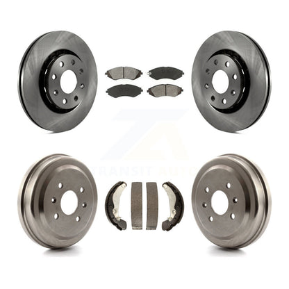 [Avant + Arrière] Kit de Disque et plaquette (semi-métallique) de frein pour Chevrolet Aveo Spark Aveo5 Pontiac G3 Suzuki Wave Wave5 Swift+ K8S-103233