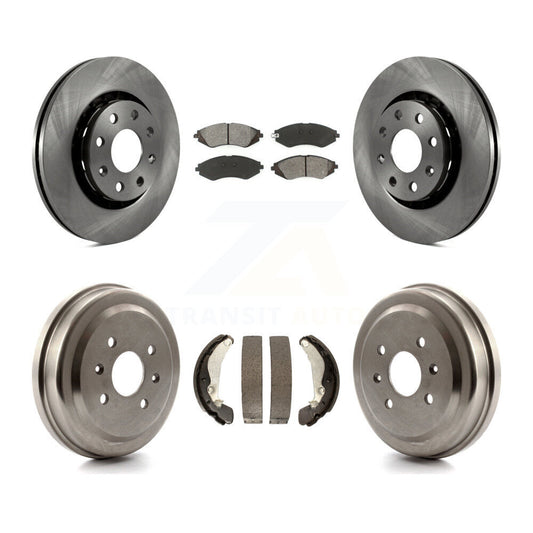 [Avant + Arrière] Kit de Disque et plaquette (semi-métallique) de frein pour Chevrolet Aveo Spark Aveo5 Pontiac G3 Suzuki Wave Wave5 Swift+ K8S-103233