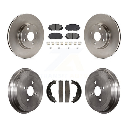 [Avant + Arrière] Kit de Disque et plaquette (semi-métallique) de frein pour 2012-2013 Toyota Yaris SE K8S-103234