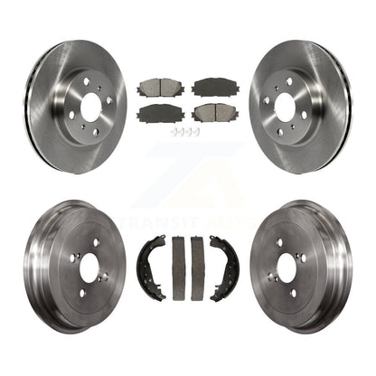[Avant + Arrière] Kit de Disque et plaquette (semi-métallique) de frein pour Toyota Yaris K8S-103235