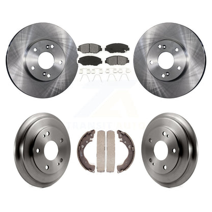 [Avant + Arrière] Kit de Disque et plaquette (semi-métallique) de frein pour Honda Civic K8S-103236