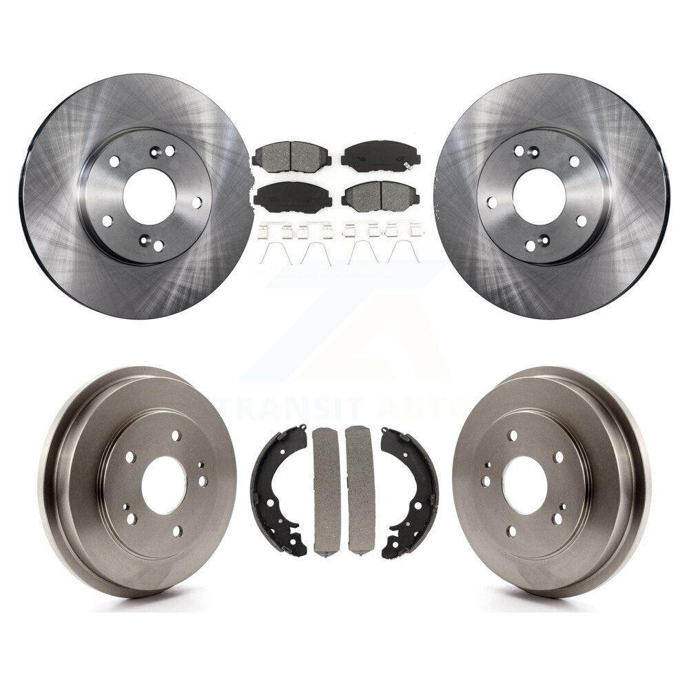 [Avant + Arrière] Kit de Disque et plaquette (semi-métallique) de frein pour Honda Accord Fit K8S-103241