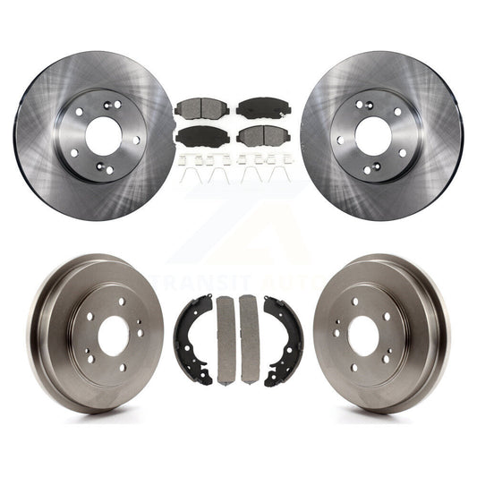 [Avant + Arrière] Kit de Disque et plaquette (semi-métallique) de frein pour Honda Accord Fit K8S-103241