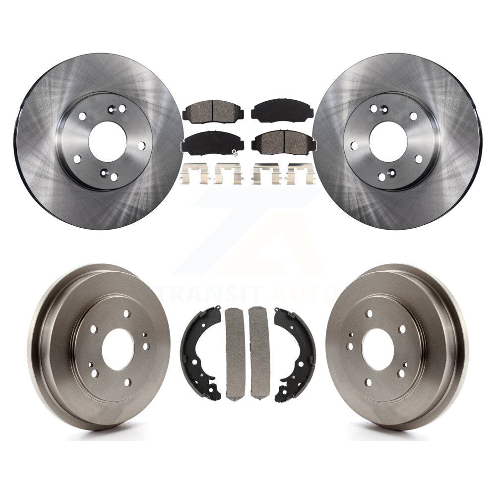 [Avant + Arrière] Kit de Disque et plaquette (semi-métallique) de frein pour Honda Accord Civic K8S-103242