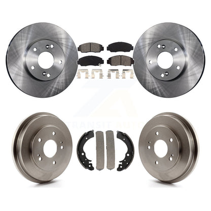 [Avant + Arrière] Kit de Disque et plaquette (semi-métallique) de frein pour Honda Accord Civic K8S-103242