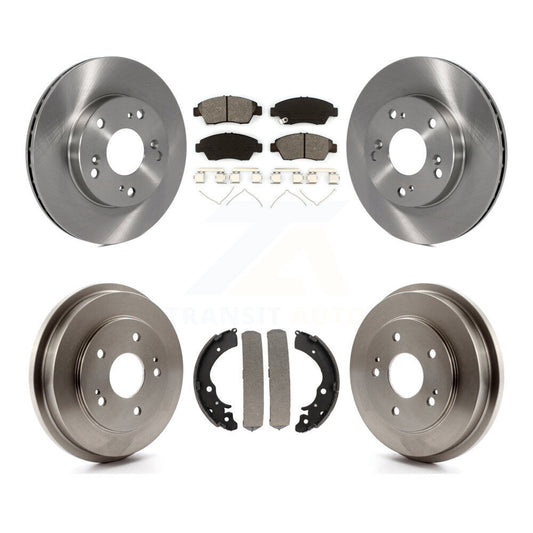 [Avant + Arrière] Kit de Disque et plaquette (semi-métallique) de frein pour 2006-2008 Honda Civic Hybrid K8S-103244