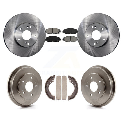 [Avant + Arrière] Kit de Disque et plaquette (semi-métallique) de frein pour 2011 Honda Civic GX K8S-103245