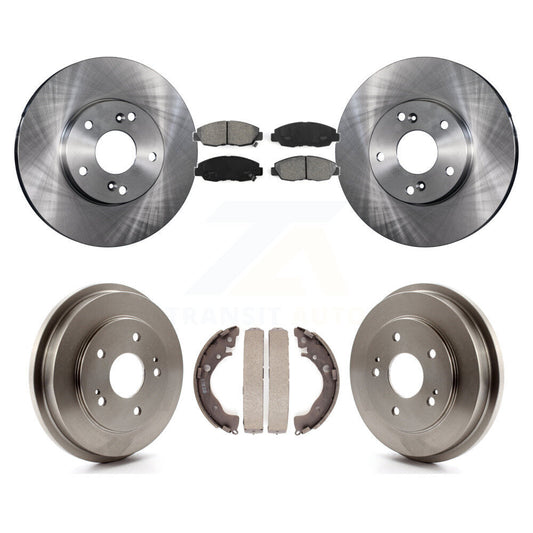 [Avant + Arrière] Kit de Disque et plaquette (semi-métallique) de frein pour 2011 Honda Civic GX K8S-103245