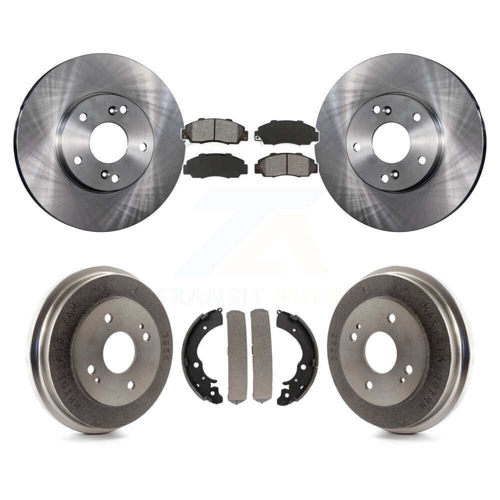 [Avant + Arrière] Kit de Disque et plaquette (semi-métallique) de frein pour 1998-2002 Honda Accord 3.0L K8S-103246
