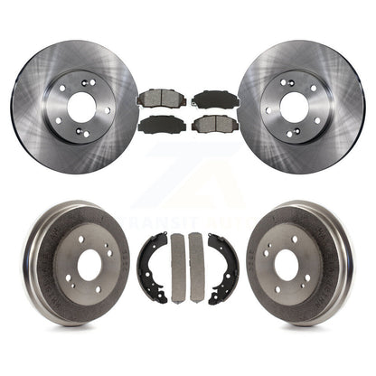 [Avant + Arrière] Kit de Disque et plaquette (semi-métallique) de frein pour 1998-2002 Honda Accord 3.0L K8S-103246