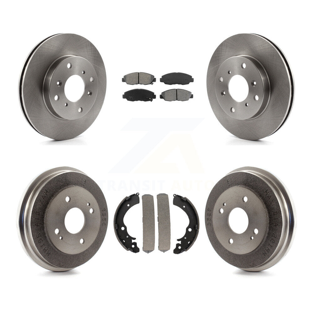 [Avant + Arrière] Kit de Disque et plaquette (semi-métallique) de frein pour 1998-2002 Honda Accord Coupe avec 2.3L K8S-103247