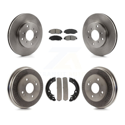 [Avant + Arrière] Kit de Disque et plaquette (semi-métallique) de frein pour 1998-2002 Honda Accord Coupe avec 2.3L K8S-103247