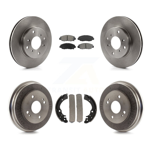 [Avant + Arrière] Kit de Disque et plaquette (semi-métallique) de frein pour 1998-2002 Honda Accord Coupe avec 2.3L K8S-103247