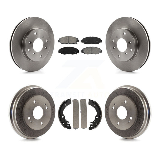 [Avant + Arrière] Kit de Disque et plaquette (semi-métallique) de frein pour 1998-2002 Honda Accord Sedan avec 2.3L K8S-103248