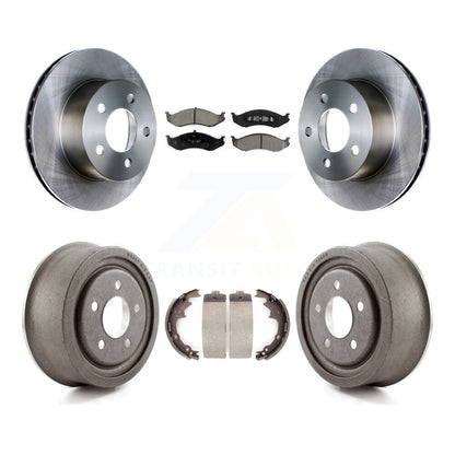 [Avant + Arrière] Kit de Disque et plaquette (semi-métallique) de frein pour Jeep TJ K8S-103251
