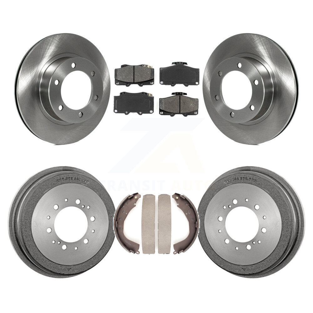 [Avant + Arrière] Kit de Disque et plaquette (semi-métallique) de frein pour 2001 Toyota 4Runner avec 16" Factory Wheels K8S-103260
