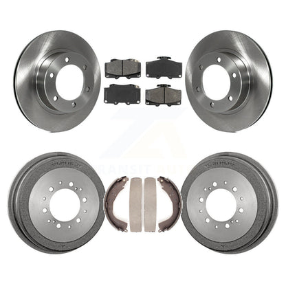 [Avant + Arrière] Kit de Disque et plaquette (semi-métallique) de frein pour 2001 Toyota 4Runner avec 16" Factory Wheels K8S-103260