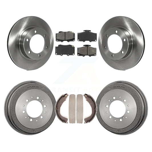[Avant + Arrière] Kit de Disque et plaquette (semi-métallique) de frein pour 2001 Toyota 4Runner avec 16" Factory Wheels K8S-103260