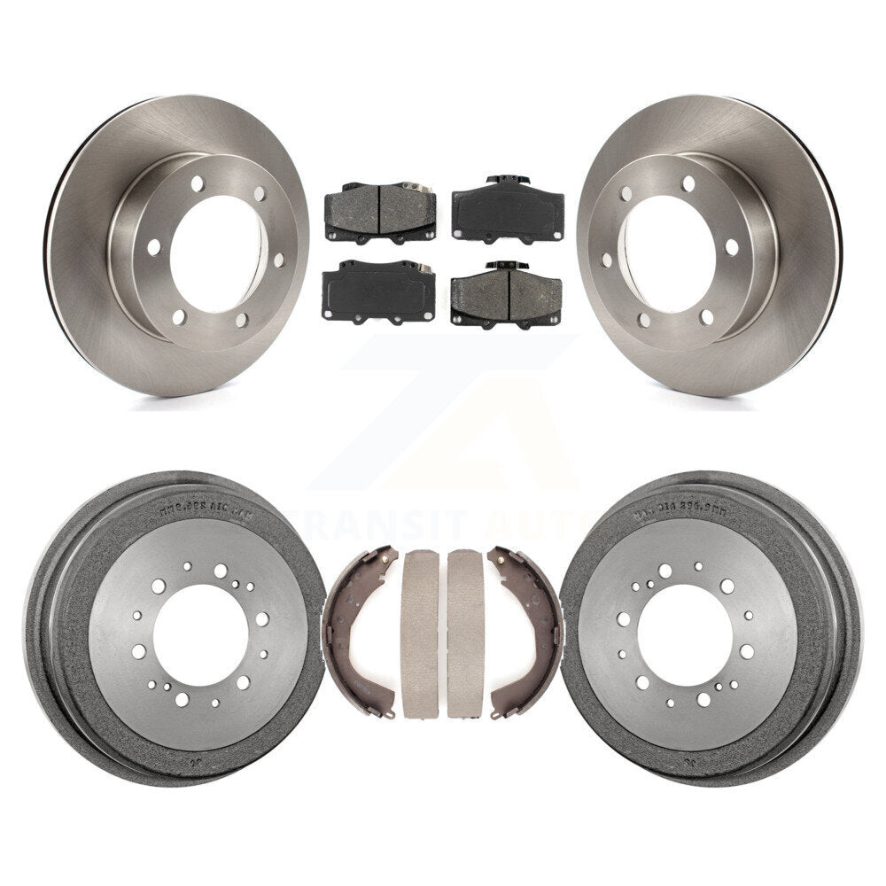 [Avant + Arrière] Kit de Disque et plaquette (semi-métallique) de frein pour 2001 Toyota 4Runner avec 15" Factory Wheels K8S-103261