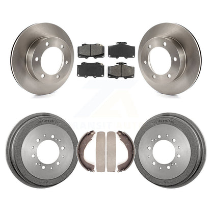 [Avant + Arrière] Kit de Disque et plaquette (semi-métallique) de frein pour 2001 Toyota 4Runner avec 15" Factory Wheels K8S-103261