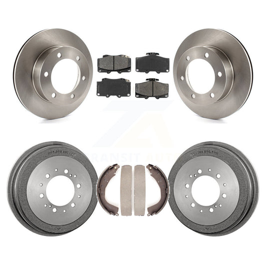 [Avant + Arrière] Kit de Disque et plaquette (semi-métallique) de frein pour 2001 Toyota 4Runner avec 15" Factory Wheels K8S-103261