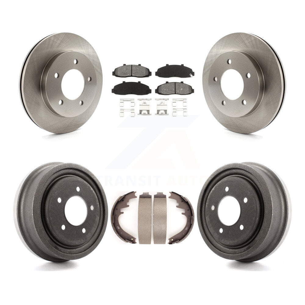 [Avant + Arrière] Kit de Disque et plaquette (semi-métallique) de frein pour Ford F-150 4WD K8S-103263
