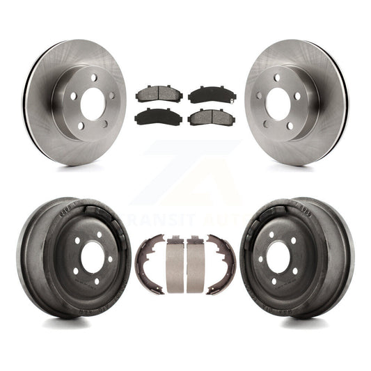 [Avant + Arrière] Kit de Disque et plaquette (semi-métallique) de frein pour Ford Ranger Mazda B3000 B4000 avec 10" Diameter 4WD K8S-103264