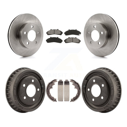 [Avant + Arrière] Kit de Disque et plaquette (semi-métallique) de frein pour Ford Ranger Mazda B3000 B4000 avec 9" Diameter 4WD K8S-103265