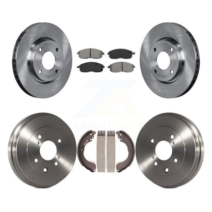[Avant + Arrière] Kit de Disque et plaquette (semi-métallique) de frein pour Nissan Sentra Versa Cube K8S-103266