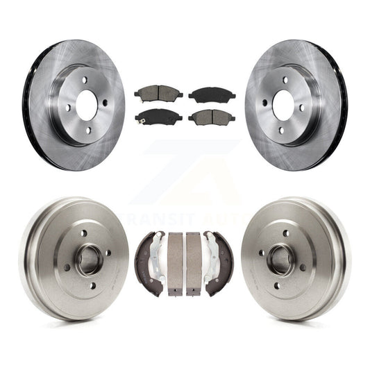 [Avant + Arrière] Kit de Disque et plaquette (semi-métallique) de frein pour Nissan Versa Note Micra K8S-103268