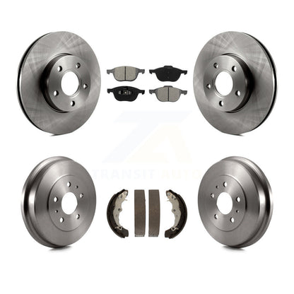 [Avant + Arrière] Kit de Disque et plaquette (semi-métallique) de frein pour Ford Focus K8S-103269