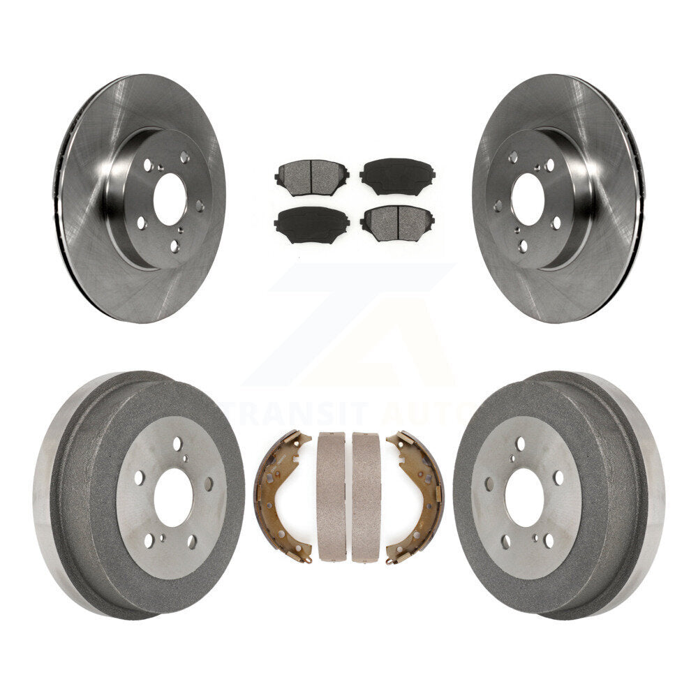 [Avant + Arrière] Kit de Disque et plaquette (semi-métallique) de frein pour 2003 Toyota RAV4 BATTERY EV (EV BEV) engine K8S-103271