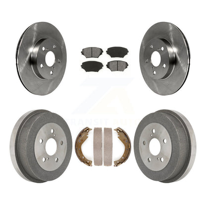 [Avant + Arrière] Kit de Disque et plaquette (semi-métallique) de frein pour 2003 Toyota RAV4 BATTERY EV (EV BEV) engine K8S-103271