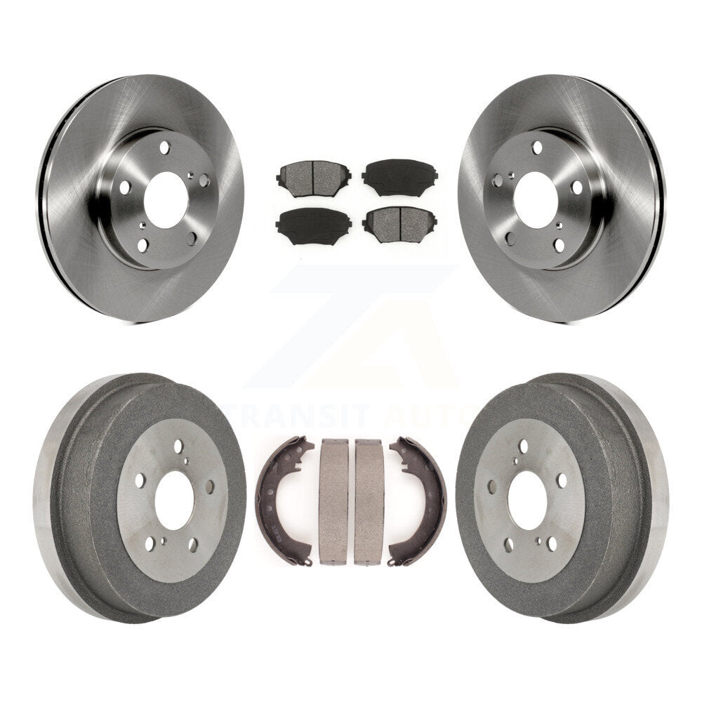 [Avant + Arrière] Kit de Disque et plaquette (semi-métallique) de frein pour 2001-2002 Toyota RAV4 GAS engine K8S-103272