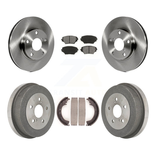 [Avant + Arrière] Kit de Disque et plaquette (semi-métallique) de frein pour 2001-2002 Toyota RAV4 GAS engine K8S-103272