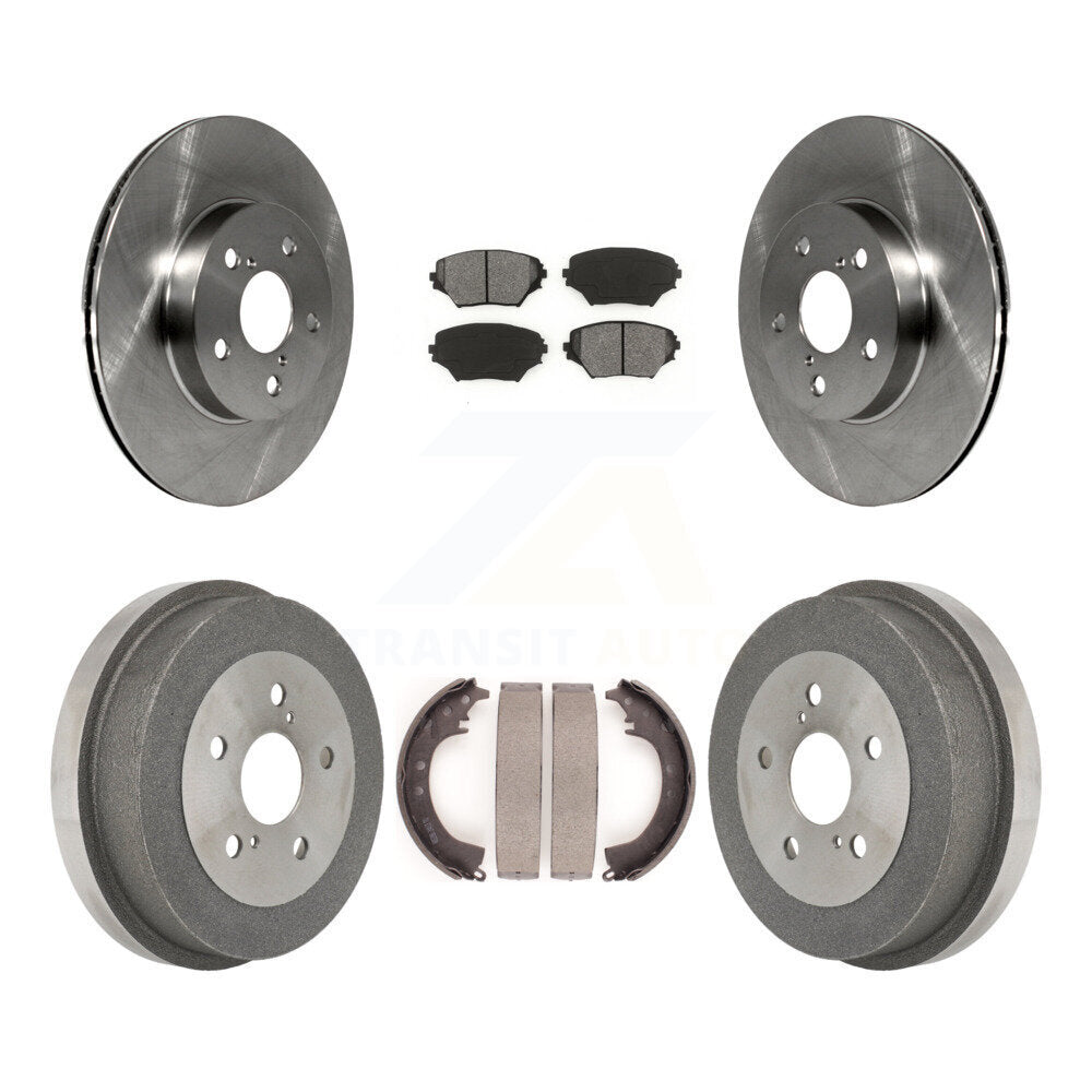 [Avant + Arrière] Kit de Disque et plaquette (semi-métallique) de frein pour 2001-2002 Toyota RAV4 BATTERY EV (EV BEV) engine K8S-103273