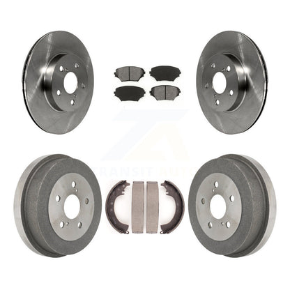 [Avant + Arrière] Kit de Disque et plaquette (semi-métallique) de frein pour 2001-2002 Toyota RAV4 BATTERY EV (EV BEV) engine K8S-103273